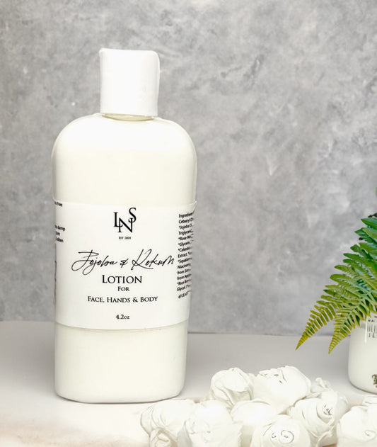 Organic Jojoba And Kokum Butter Lotion || Face and Body Lotion || Organic || Lightweight || Handmade || Lis Noir Skincare || Premium Care