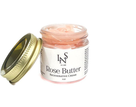 Organic Rose Butter Cream || Waterless Lotion || Beeswax Cream