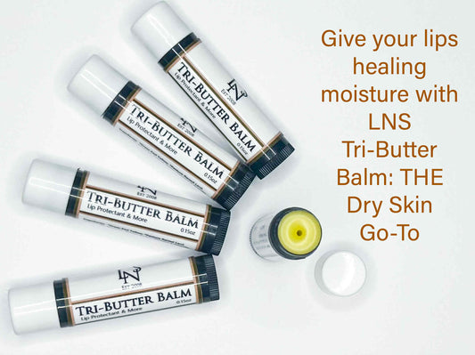 Tri Butter Balm Tallow, Lard and Kokum Butter Ultra Moisturizing Lip Balm