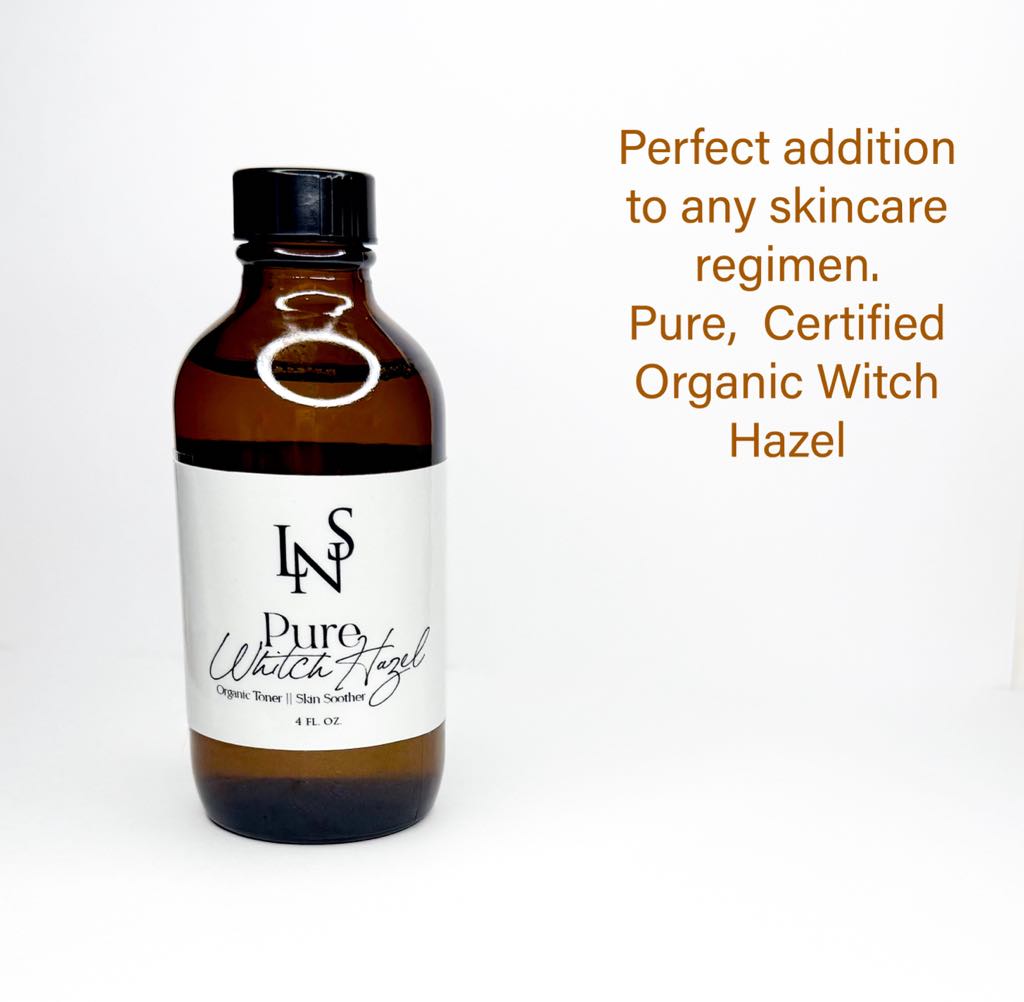 Witch Hazel Pure, Certified Organic 4oz